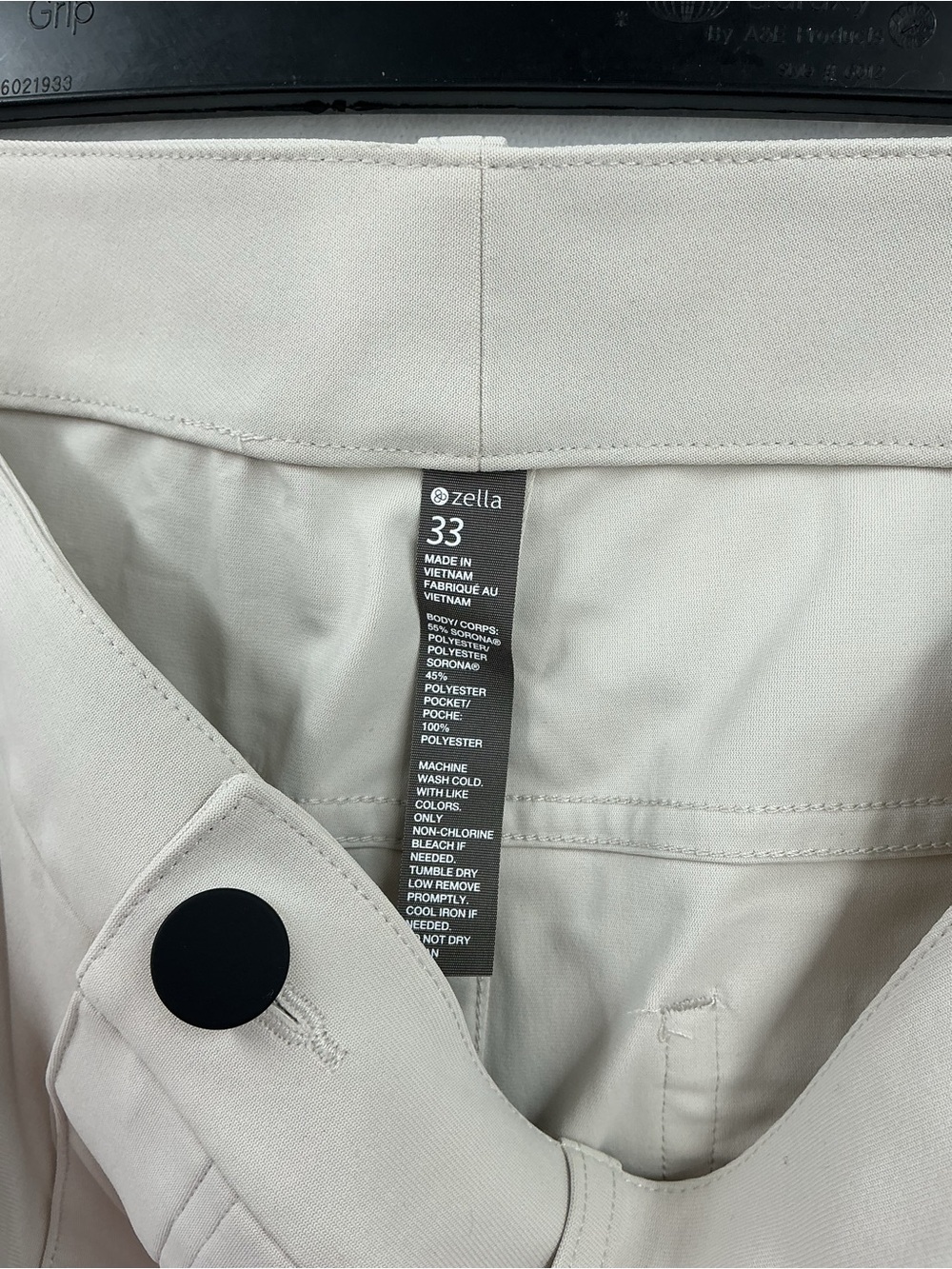 Zella Men's Chinos in Light Beige 866 - Picture 3 of 6